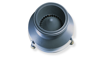 Dividing head made of PTFE coated aluminium