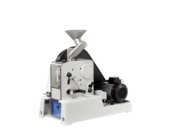 Compact FRITSCH Jaw Crusher PULVERISETTE 1 classic line for fast and effective pre-crushing of hard and very hard brittle materials - batchwise or continuous and even ferrous alloys 