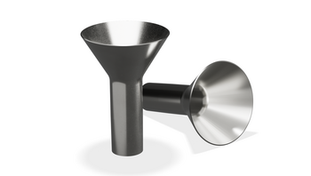 funnel insert made of stainless steel 316L